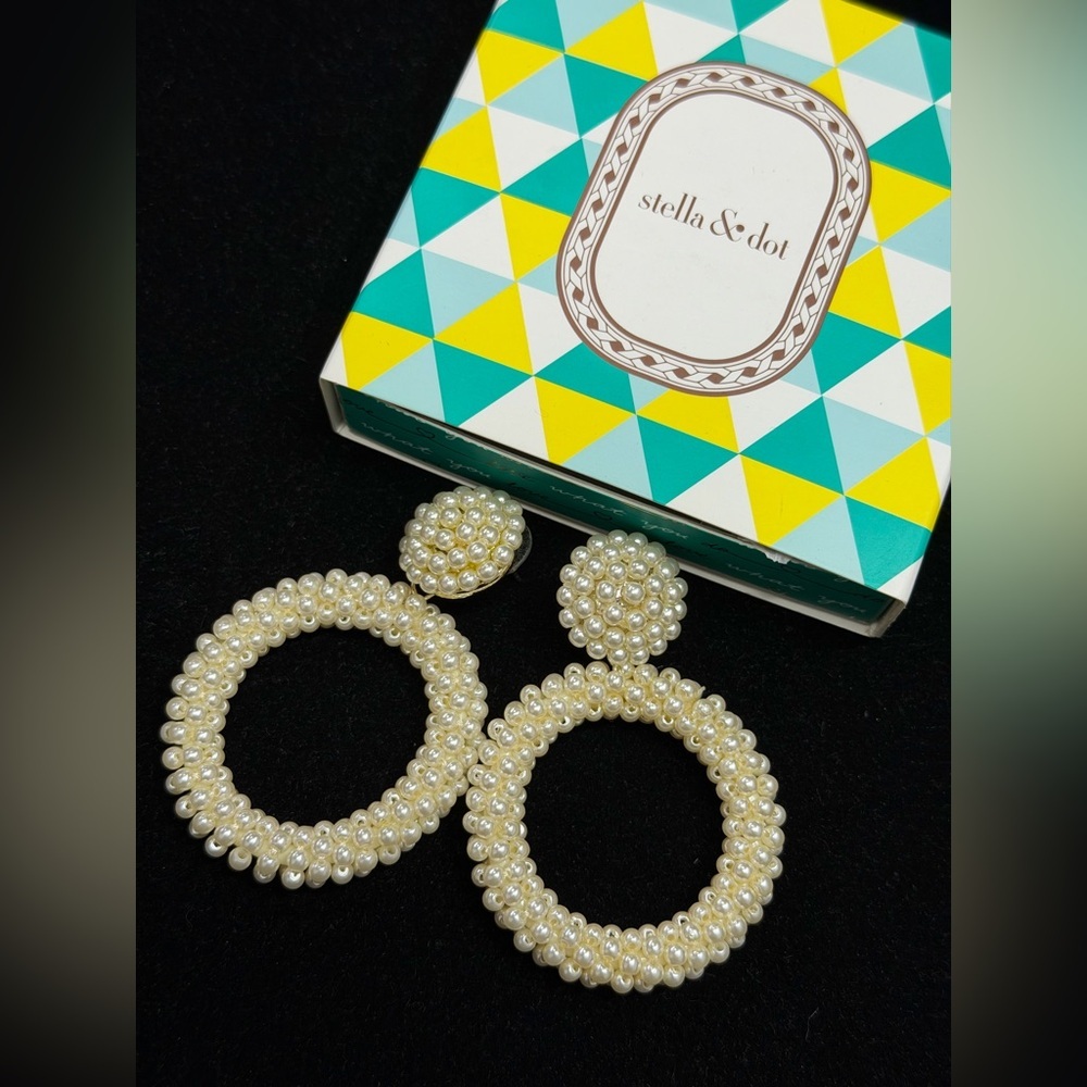 Stella‎ & Dot Oh Ya Pearl Earrings